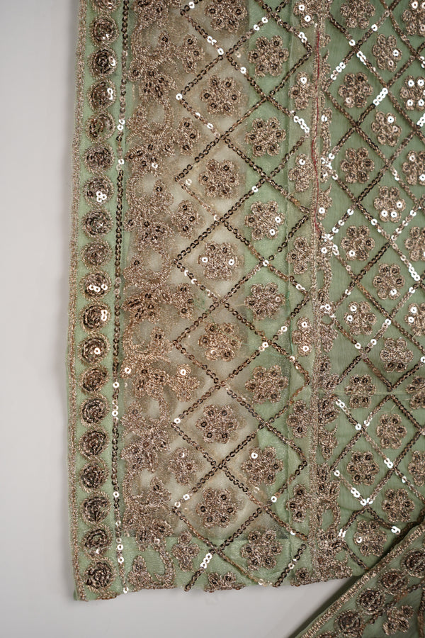 Chiffon Budget Wear Suit with Chiffon Dupatta - Ready to Wear PD018