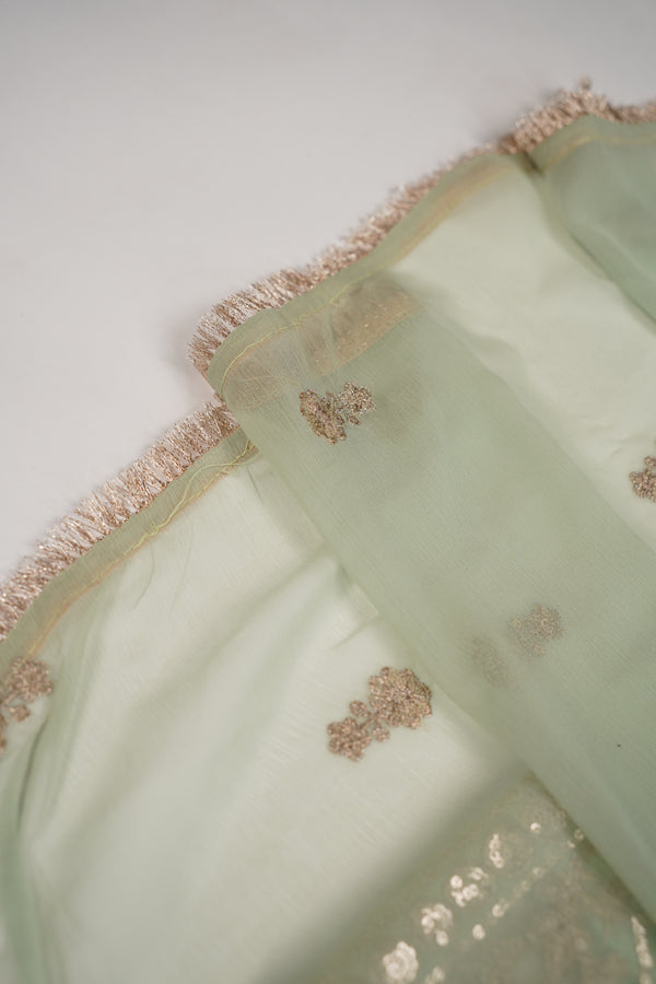 Chiffon Budget Wear Suit with Chiffon Dupatta - Ready to Wear PD018