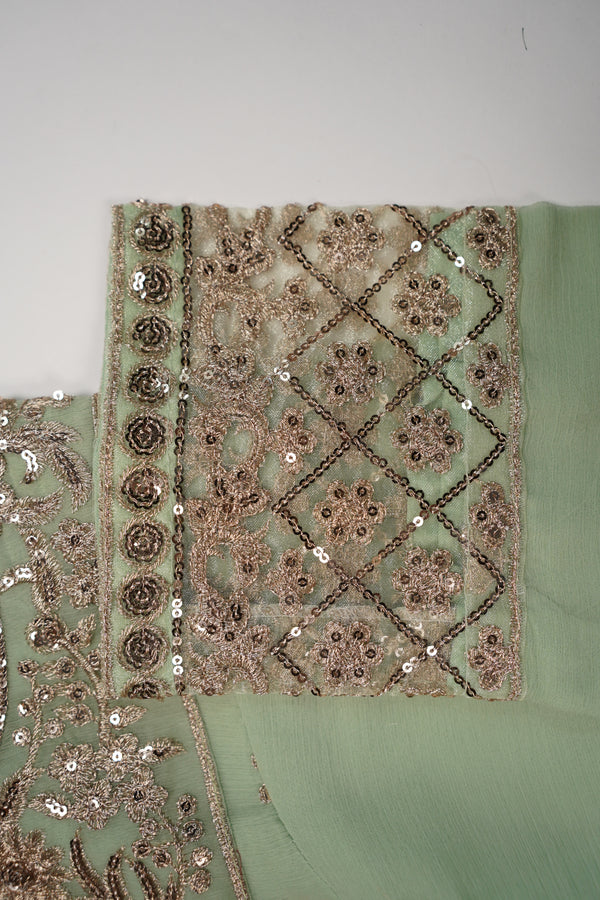 Chiffon Budget Wear Suit with Chiffon Dupatta - Ready to Wear PD018