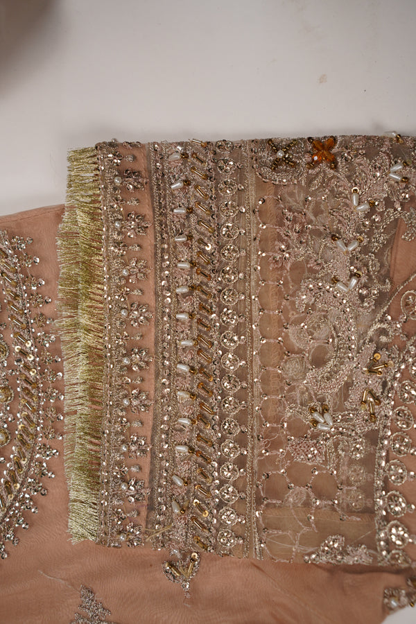 Tehwar - Luxury Organza Festive Collection with Sharara - Ready to Wear - Tehv8d8