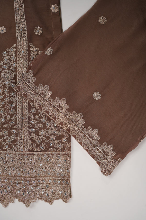 Chiffon Budget Wear Suit with Chiffon Dupatta - Ready to Wear PD019