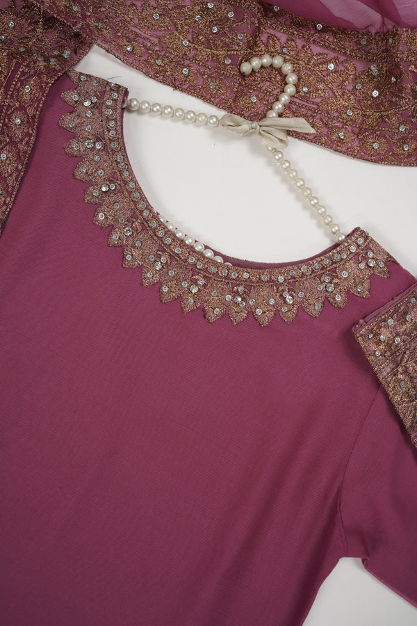 Chiffon Budget Wear Suit with Chiffon Dupatta - Ready to Wear