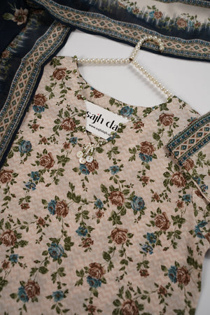 Bin Saeed Originals - Exclusive Lawn Outfit with Dupatta - Ready to Wear - SD266
