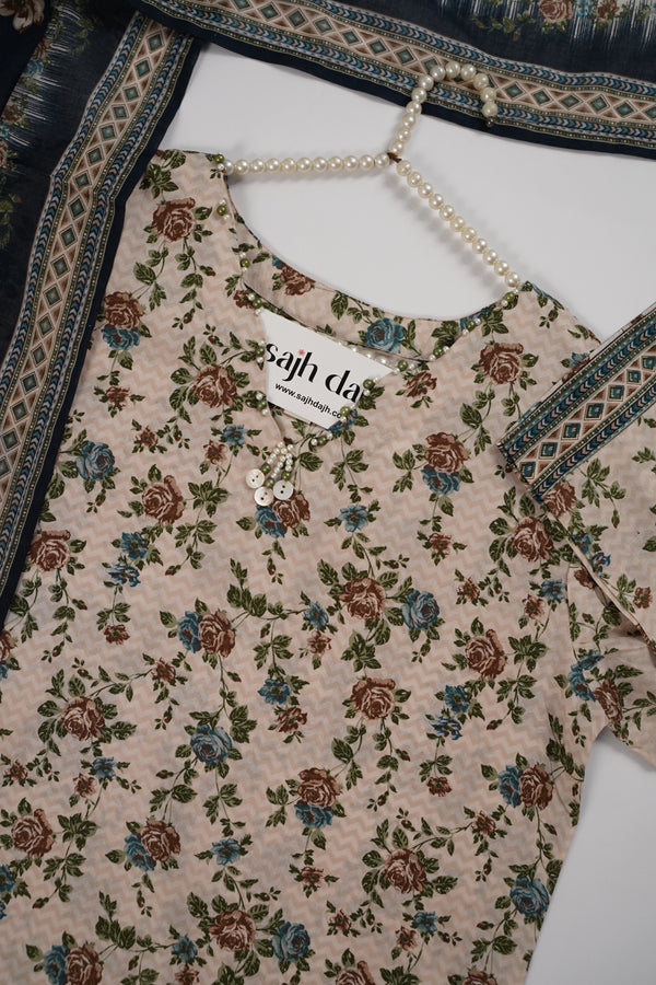 Bin Saeed Originals - Exclusive Lawn Outfit with Dupatta - Ready to Wear - SD266