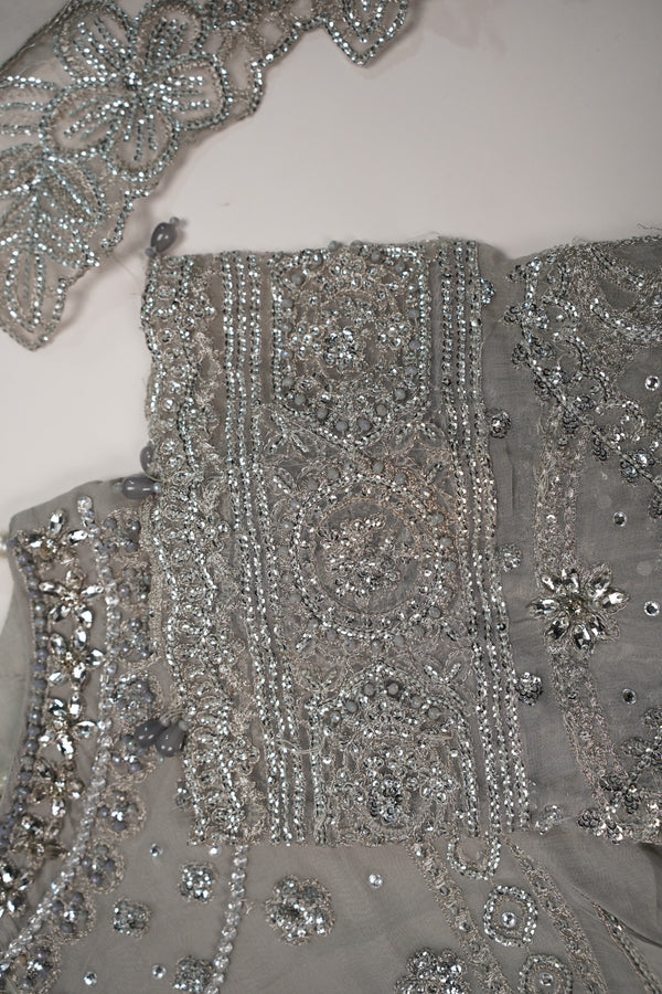 Tehwar - Luxury Organza Festive Collection with Sharara - Ready to Wear - Tehv8d10