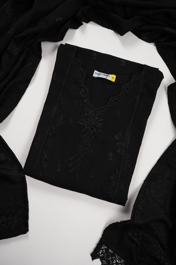 Rozi - Exclusive Wool  Outfit with Shawl - Ready to Wear -MC262 - Eid Volume 3