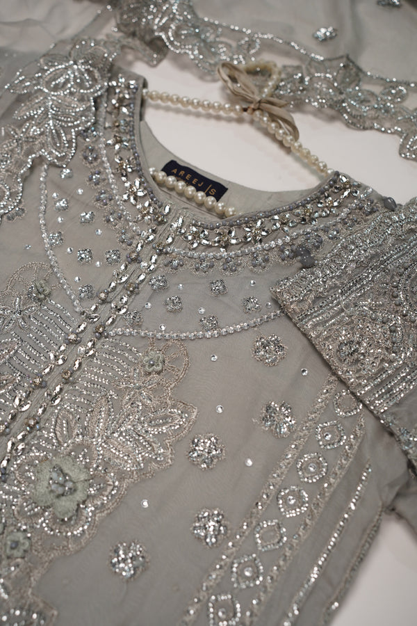 Tehwar - Luxury Organza Festive Collection with Sharara - Ready to Wear - Tehv8d10