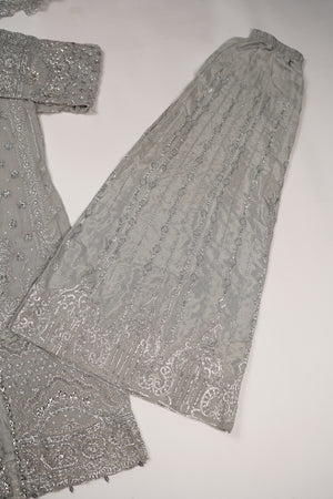 Tehwar - Luxury Organza Festive Collection with Sharara - Ready to Wear - Tehv8d10
