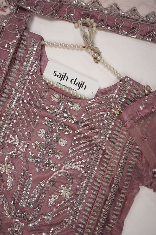Tehwar - Luxury Organza Festive Collection with Sharara- Ready to Wear - Tehv8d7