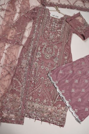 Tehwar - Luxury Organza Festive Collection with Sharara- Ready to Wear - Tehv8d7
