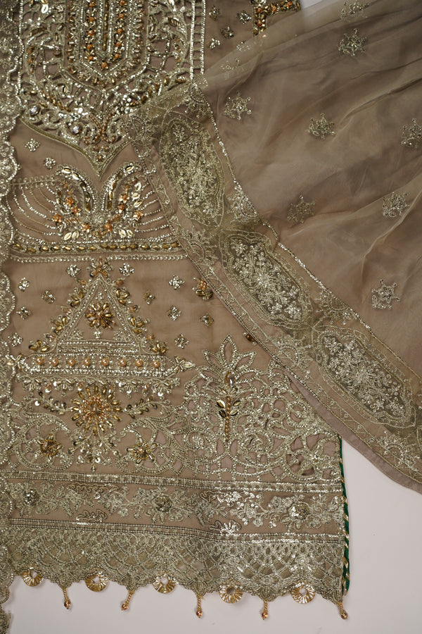 Tehwar - Luxury Organza Festive Collection with Sharara - Ready to Wear - Tehv8d9