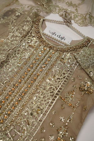 Tehwar - Luxury Organza Festive Collection with Gharara - Ready to Wear - Tehv8d9