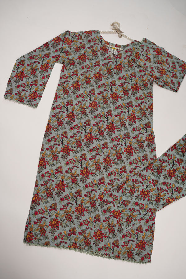 Rozi- Premium Linen Shirt and Trouser - Ready to Wear PD116