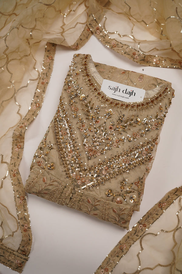 Tehwar - Luxury Organza Maxi  - Ready to Wear SD286