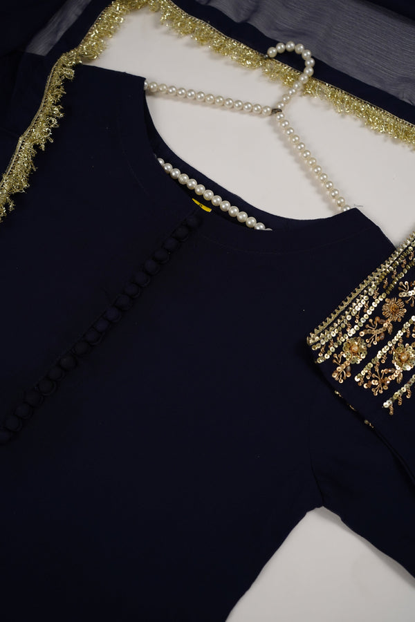 Khaas - Luxury Chiffon  Outfit - Hand Work - Ready to Wear MC265 - Eid Volume 4