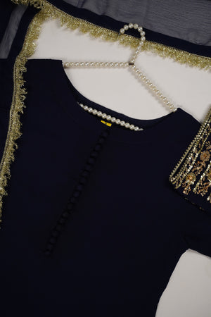 Khaas - Luxury Chiffon  Outfit - Hand Work - Ready to Wear MC265 - Eid Volume 4