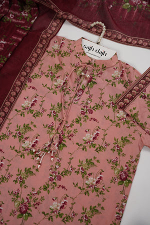 Bin Saeed Originals - Exclusive Lawn Outfit with Dupatta - Ready to Wear - SD263