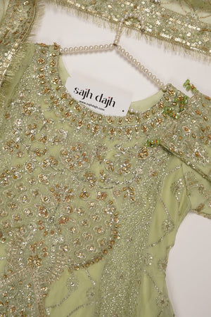 Husan e Jahan - Luxury Festive Collection with Crushed Sharara - Ready to Wear -MC213
