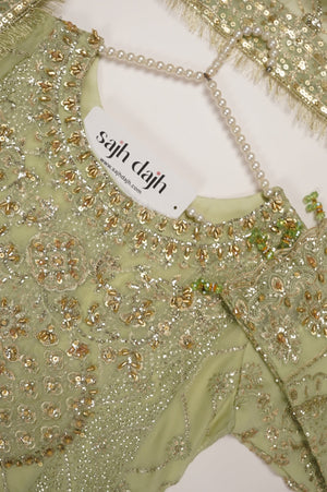 Husan e Jahan - Luxury Festive Collection with Crushed Sharara - Ready to Wear -MC213