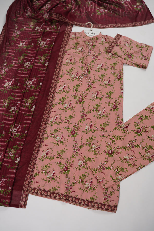 Bin Saeed Originals - Exclusive Lawn Outfit with Dupatta - Ready to Wear - SD263
