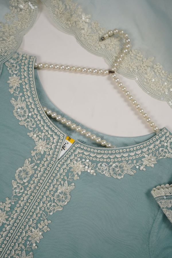 Tehwar - Luxury Organza Outfit with Organza Dupatta - Ready to Wear MC272- Eid Volume 4