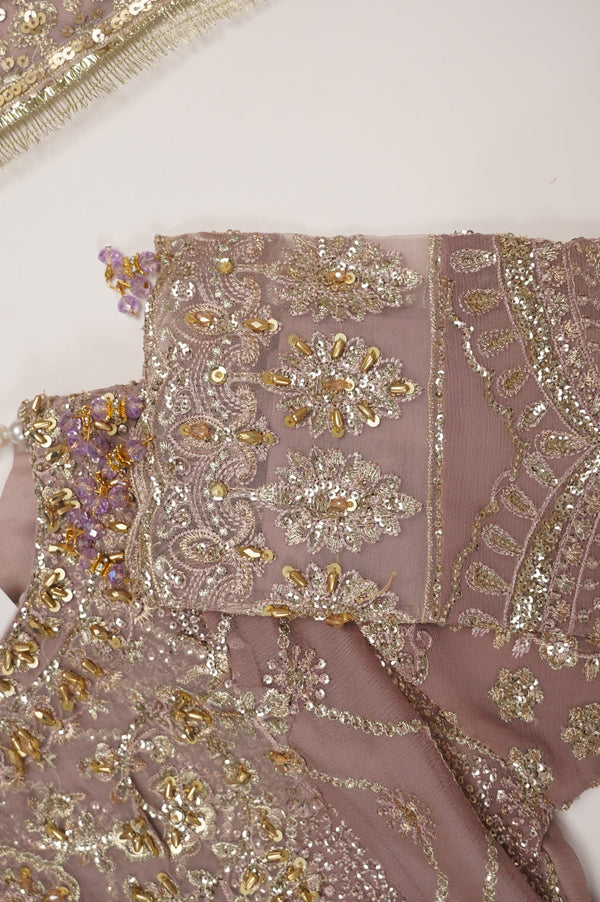 Husan e Jahan - Luxury Festive Collection with Crushed Sharara - Ready to Wear -MC214