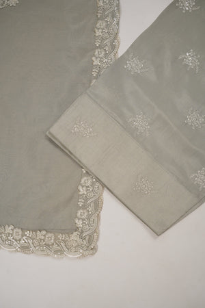 Tehwar - Luxury Organza Outfit with Organza Dupatta - Ready to Wear MC273- Eid Volume 4