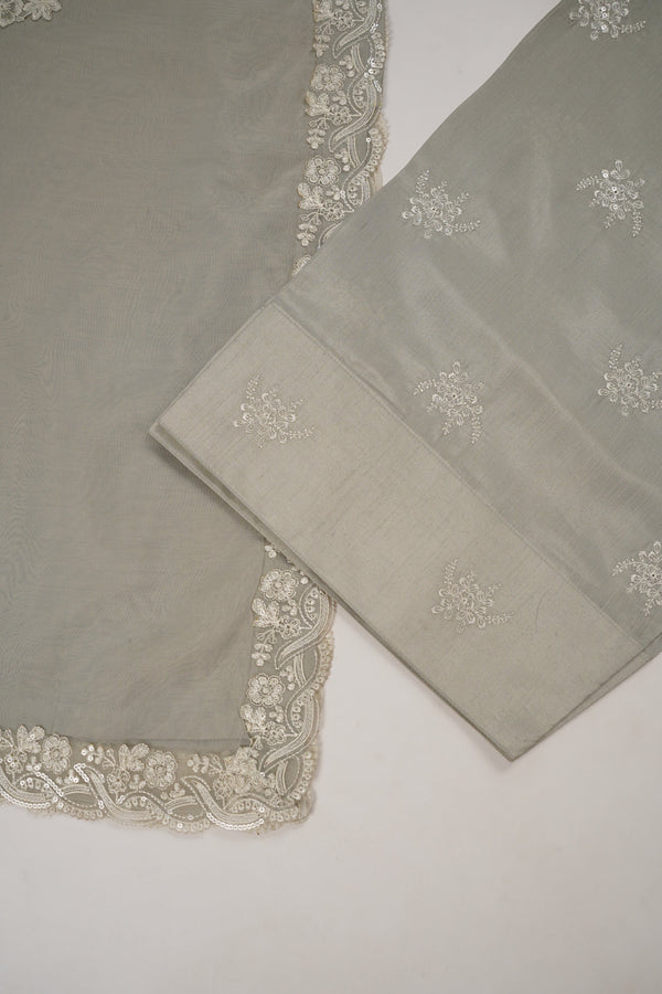 Tehwar - Luxury Organza Outfit with Organza Dupatta - Ready to Wear MC273- Eid Volume 4