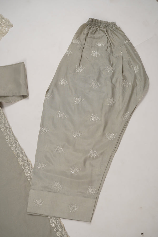 Tehwar - Luxury Organza Outfit with Organza Dupatta - Ready to Wear MC273- Eid Volume 4