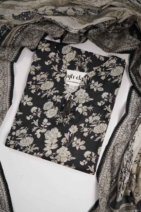 Bin Saeed Originals - Exclusive Lawn Outfit with Dupatta - Ready to Wear - SD267