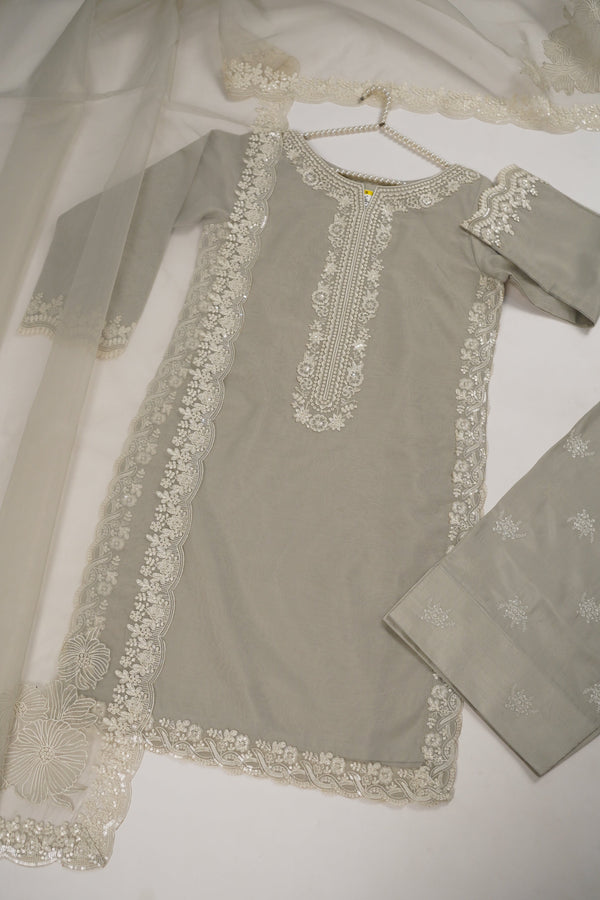 Tehwar - Luxury Organza Outfit with Organza Dupatta - Ready to Wear MC273- Eid Volume 4