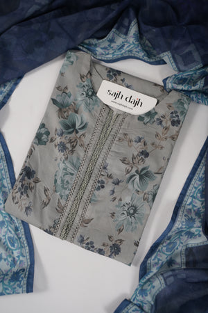 SadaBahar Originals  - Exclusive Lawn Outfit with Dupatta - Ready to Wear - SD270