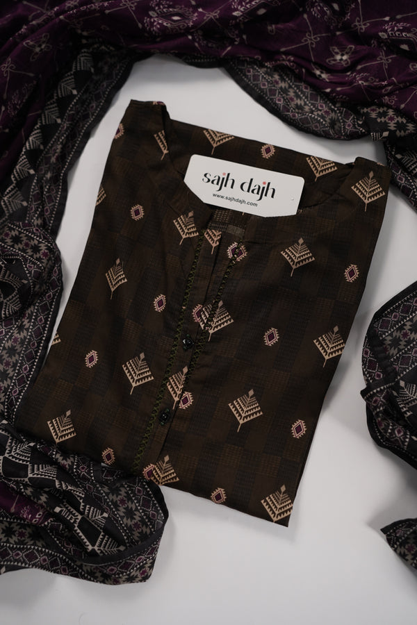 SadaBahar Originals  - Exclusive Lawn Outfit with Dupatta - Ready to Wear - SD275