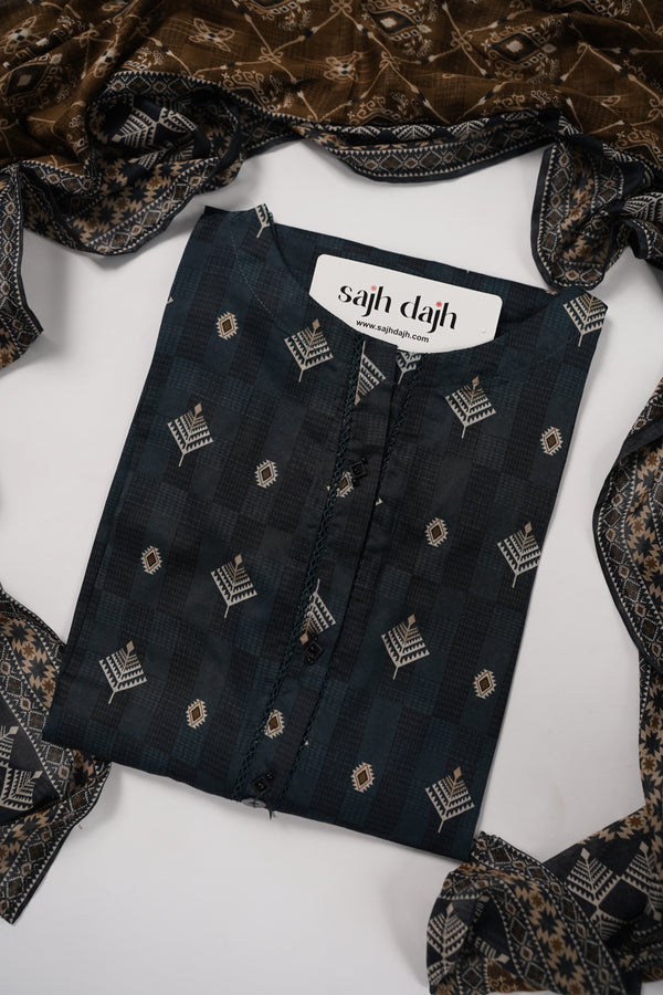 SadaBahar Originals  - Exclusive Lawn Outfit with Dupatta - Ready to Wear - SD268