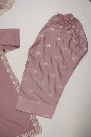 Tehwar - Luxury Organza Outfit with Organza Dupatta - Ready to Wear MC274- Eid Volume 4