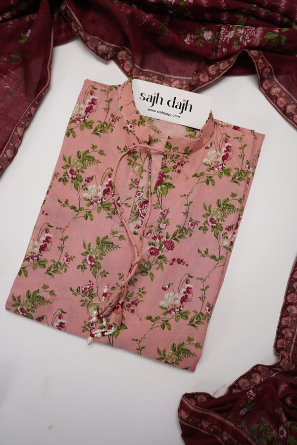 Bin Saeed Originals - Exclusive Lawn Outfit with Dupatta - Ready to Wear - SD263