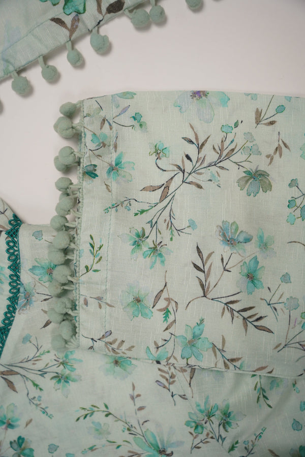 Rozi - Exclusive Karandi Outfit with  Shawl - Ready to Wear -MC204