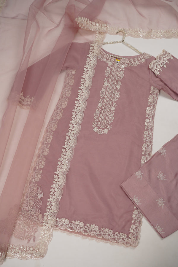 Tehwar - Luxury Organza Outfit with Organza Dupatta - Ready to Wear MC274- Eid Volume 4