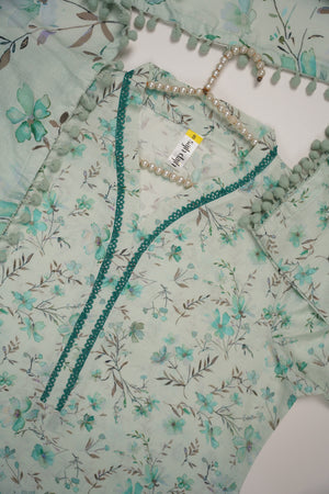 Rozi - Exclusive Karandi Outfit with  Shawl - Ready to Wear -MC204