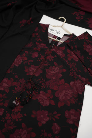 Sada Bahar Originals - Exclusive Dhanak Outfit with  Shawl - Ready to Wear SD560