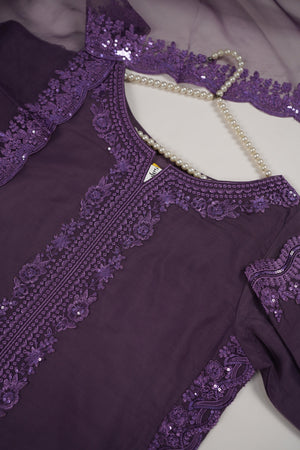 Tehwar - Luxury Organza Outfit with Organza Dupatta - Ready to Wear MC278- Eid Volume 4