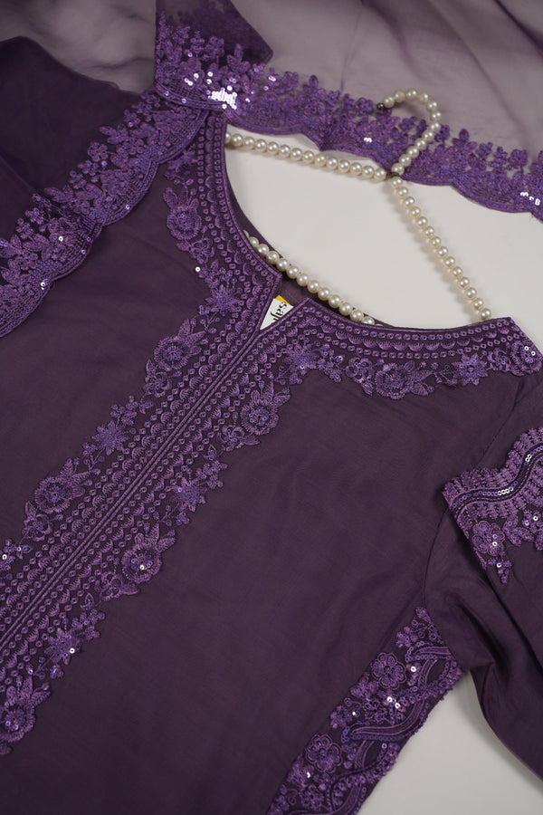 Tehwar - Luxury Organza Outfit with Organza Dupatta - Ready to Wear MC278- Eid Volume 4