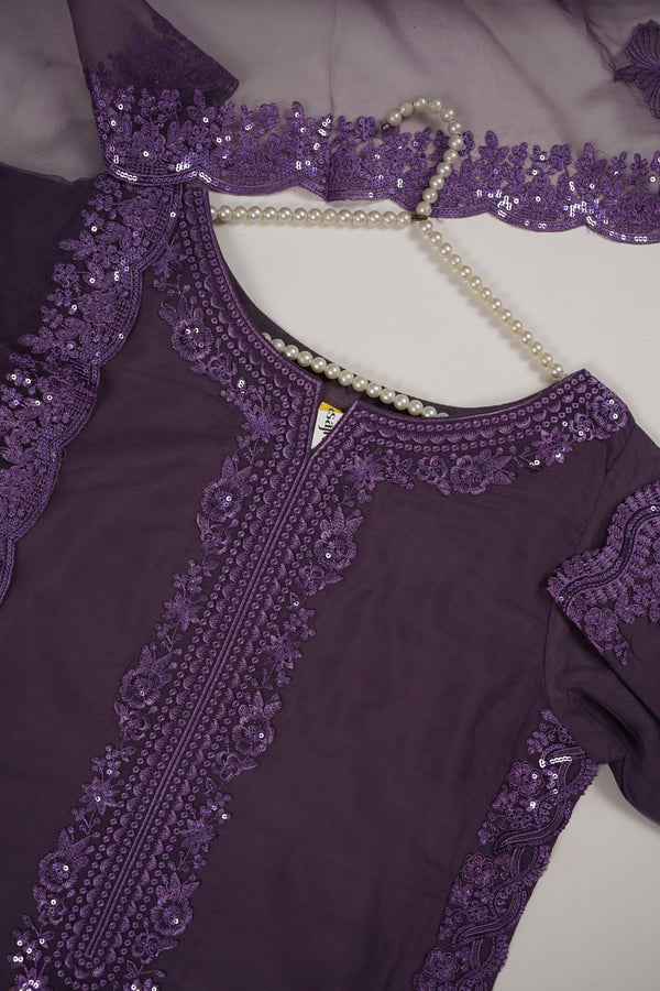 Tehwar - Luxury Organza Outfit with Organza Dupatta - Ready to Wear MC278- Eid Volume 4