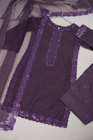 Tehwar - Luxury Organza Outfit with Organza Dupatta - Ready to Wear MC278- Eid Volume 4