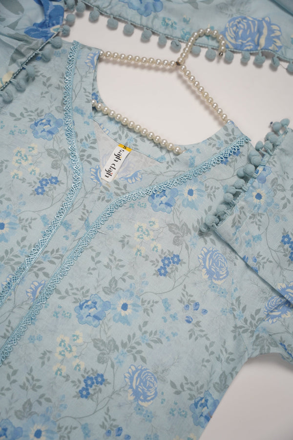 Rozi - Exclusive  Karandi Outfit with  Shawl - Ready to Wear -MC205