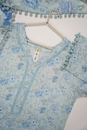 Rozi - Exclusive  Karandi Outfit with  Shawl - Ready to Wear -MC205
