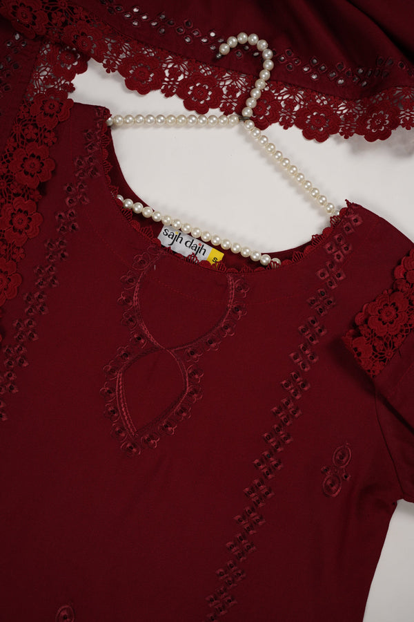 Rozi - Exclusive Wool  Outfit with Shawl - Ready to Wear -MC266- Eid Volume 3