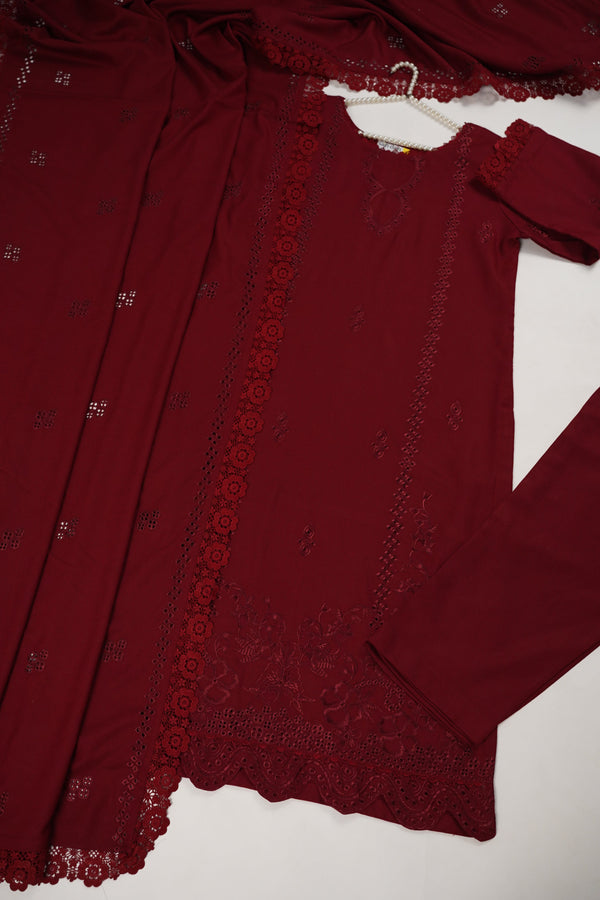 Rozi - Exclusive Wool  Outfit with Shawl - Ready to Wear -MC266- Eid Volume 3