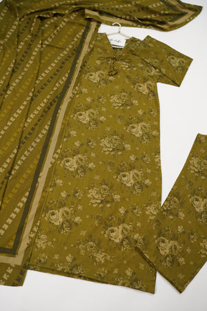 Sada Bahar Originals - Exclusive Dhanak Outfit with  Shawl - Ready to Wear SD558