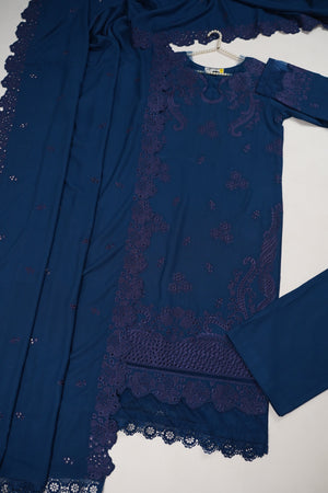 Rozi - Exclusive Wool  Outfit with Shawl - Ready to Wear -MC267- Eid Volume 3